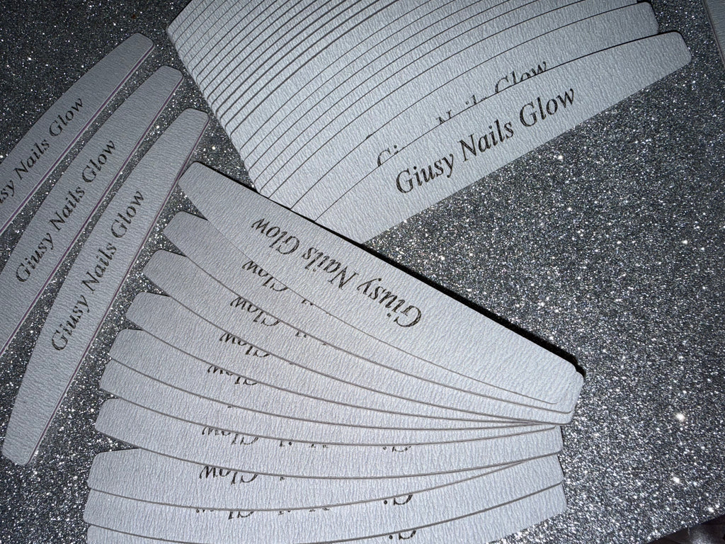 Lime per Unghie Professionali 100/180 – Lavabili e Disinfettabili | Confezione da 10 pezzi