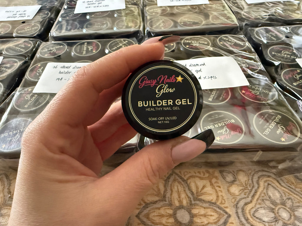 Builder Gel Glitter Giusy Nails Glow – Gel Costruttore Glitterato Professionale