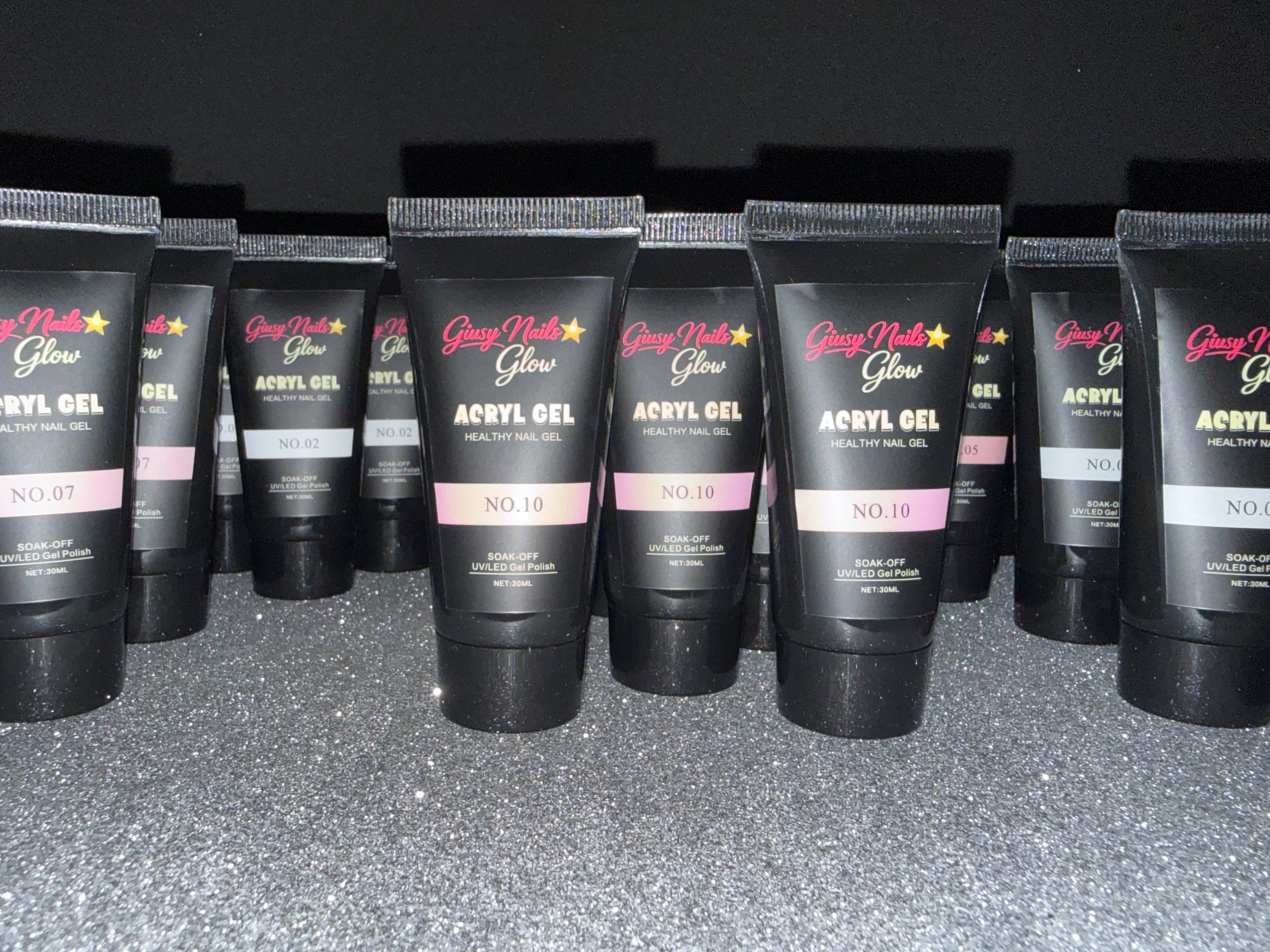 Acryl Gel Giusy Nails Glow 30 ml – NO.01, NO.02, NO.05