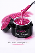 Builder Gel Glitter Rosa Fucsia 32 – Giusy Nails Glow ⭐️