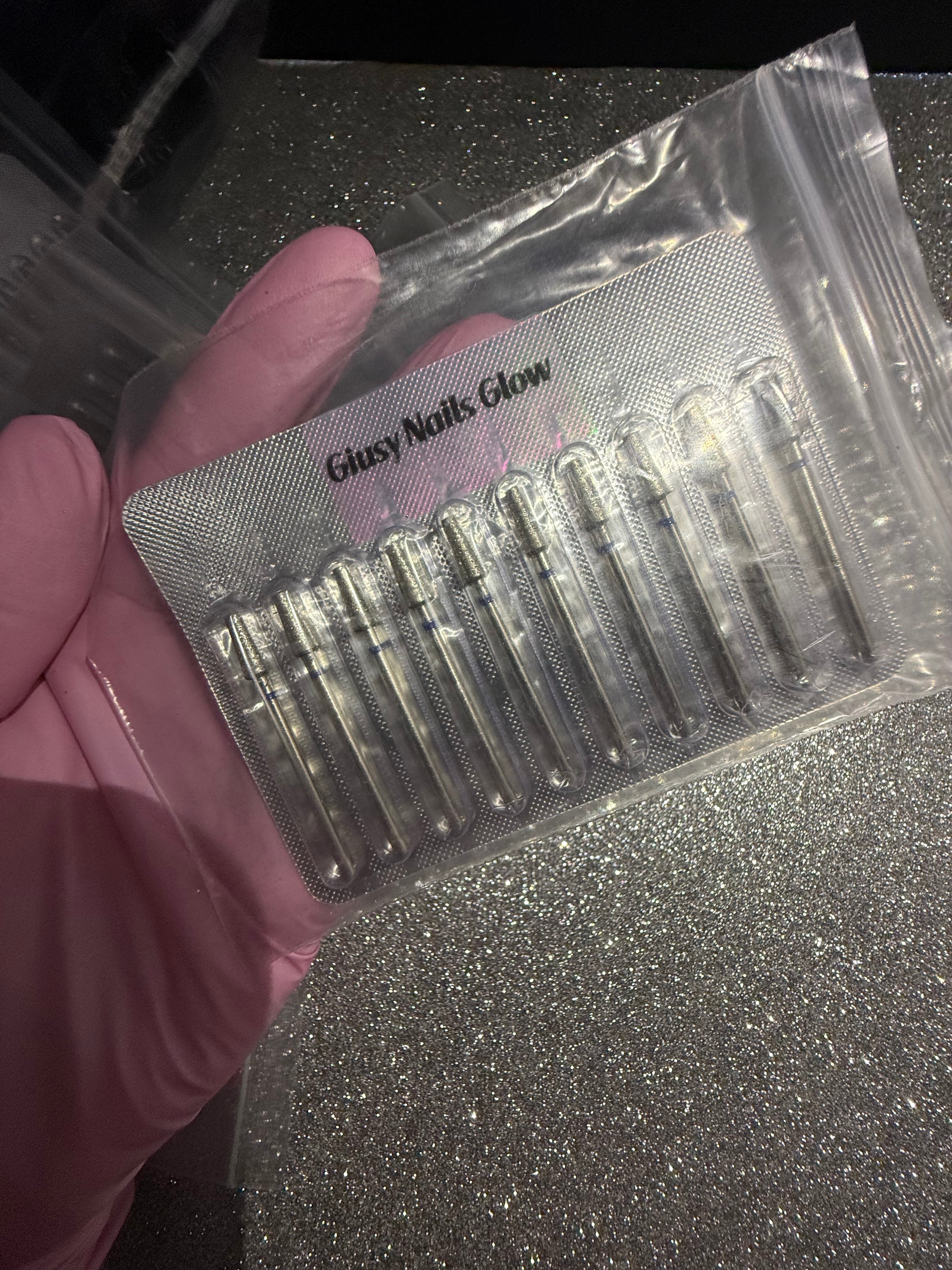 Set 10 Punte per Fresa Usa e Getta