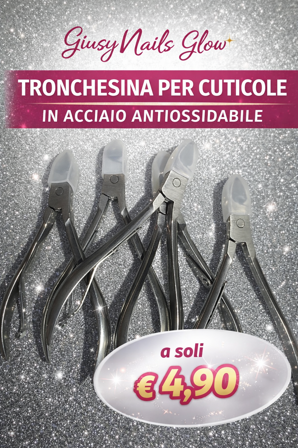 Tronchesina per Cuticole in Acciaio Inossidabile