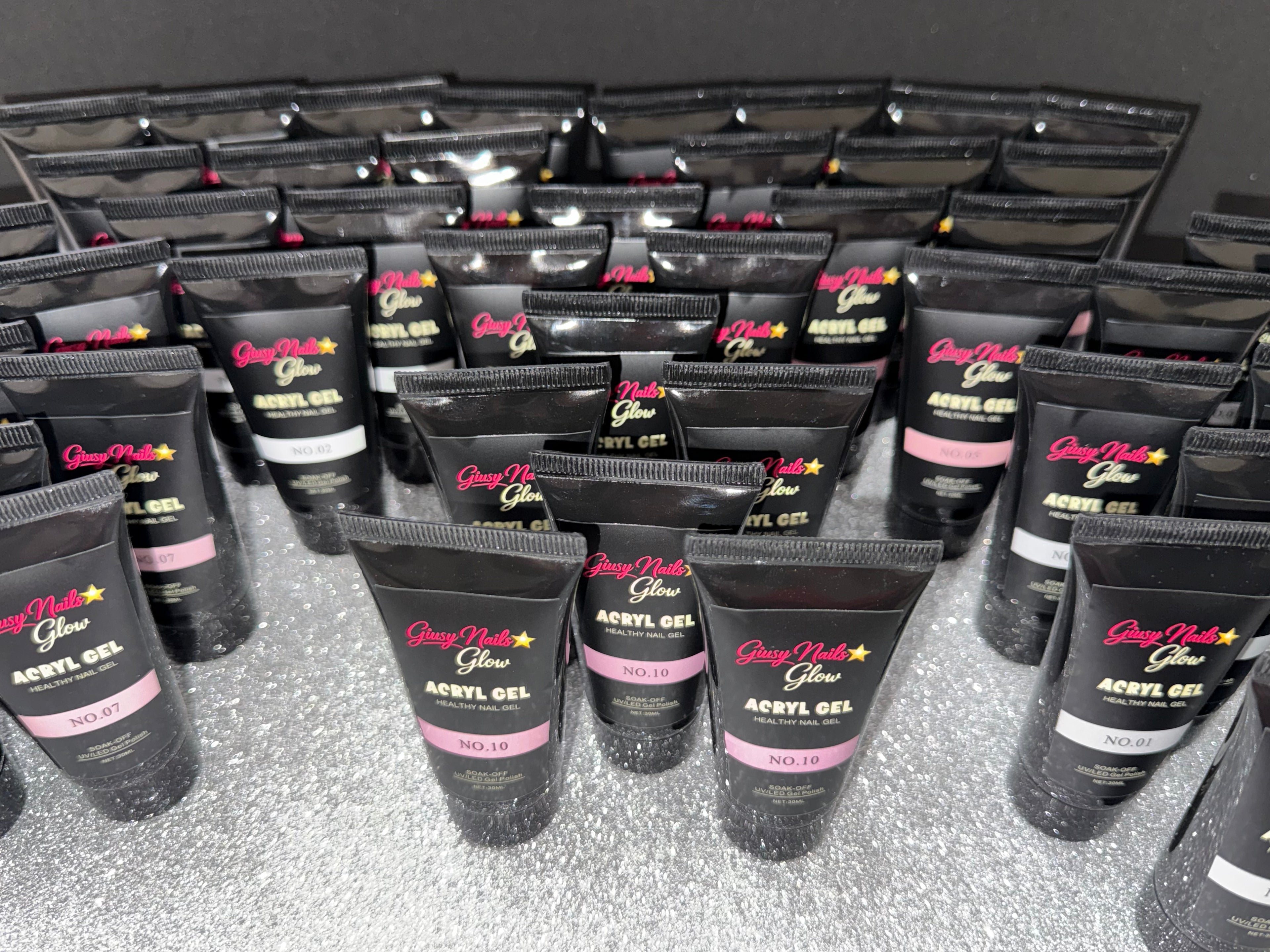 Acryl Gel Giusy Nails Glow 30 ml – NO.01, NO.02, NO.05