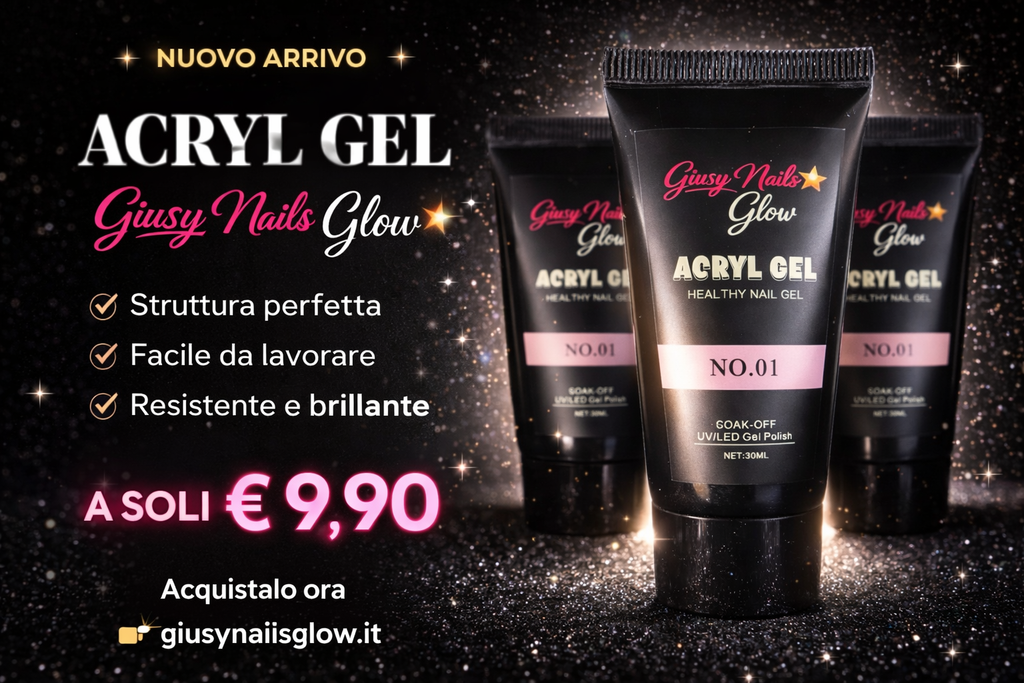 Acryl Gel Giusy Nails Glow 30 ml – NO.01, NO.02, NO.05