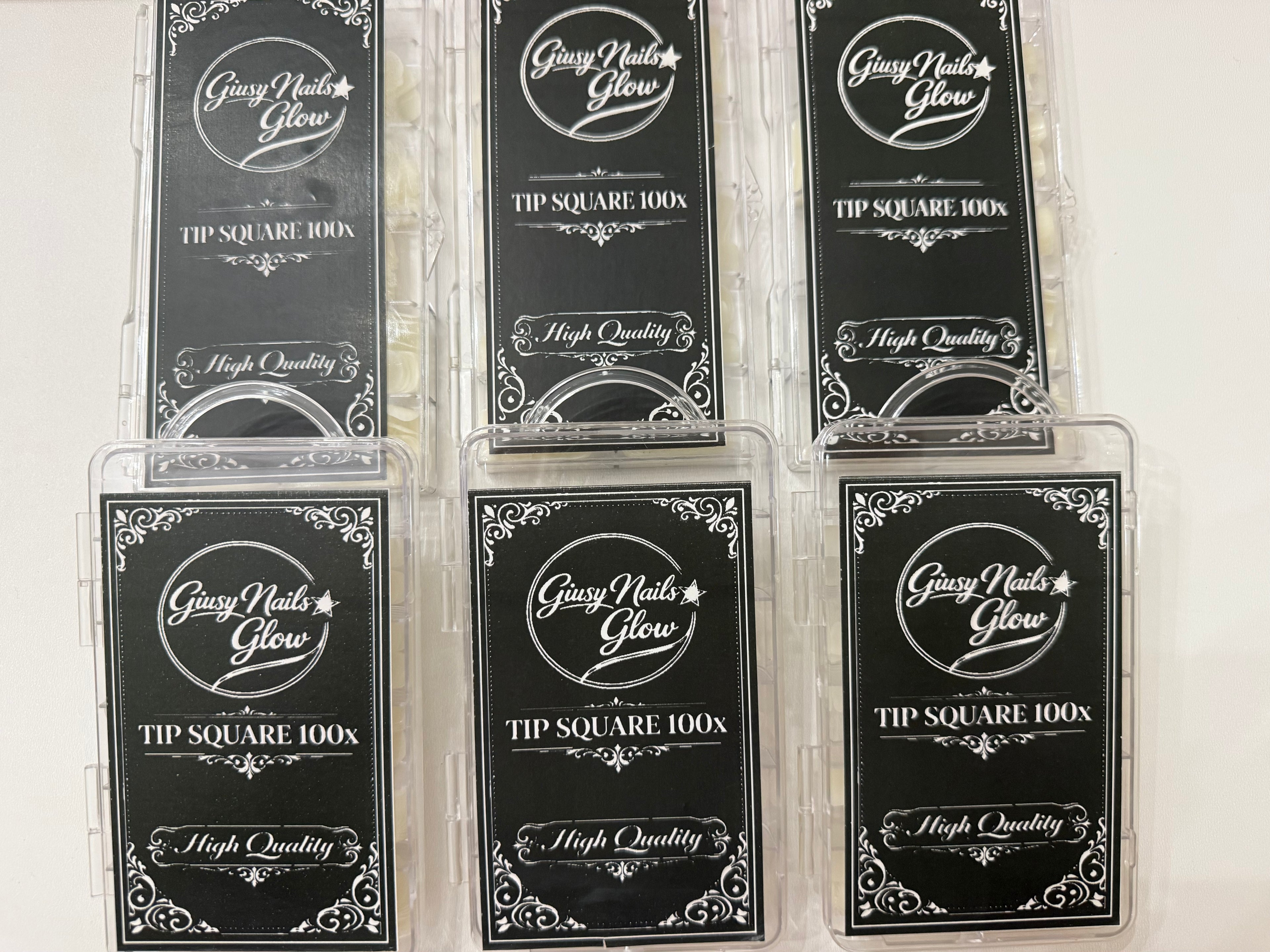 Tip Square  – 100 Pezzi | Giusy Nails Glow