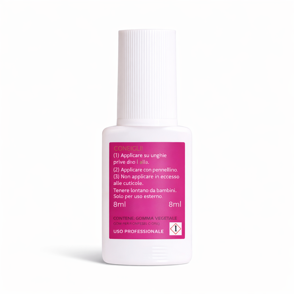 Colla per Unghie Professionale con Pennellino – Giusy Nails Glow