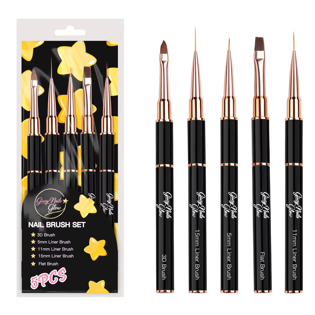 Set Pennelli Professionali per Unghie | Giusy Nails Glow