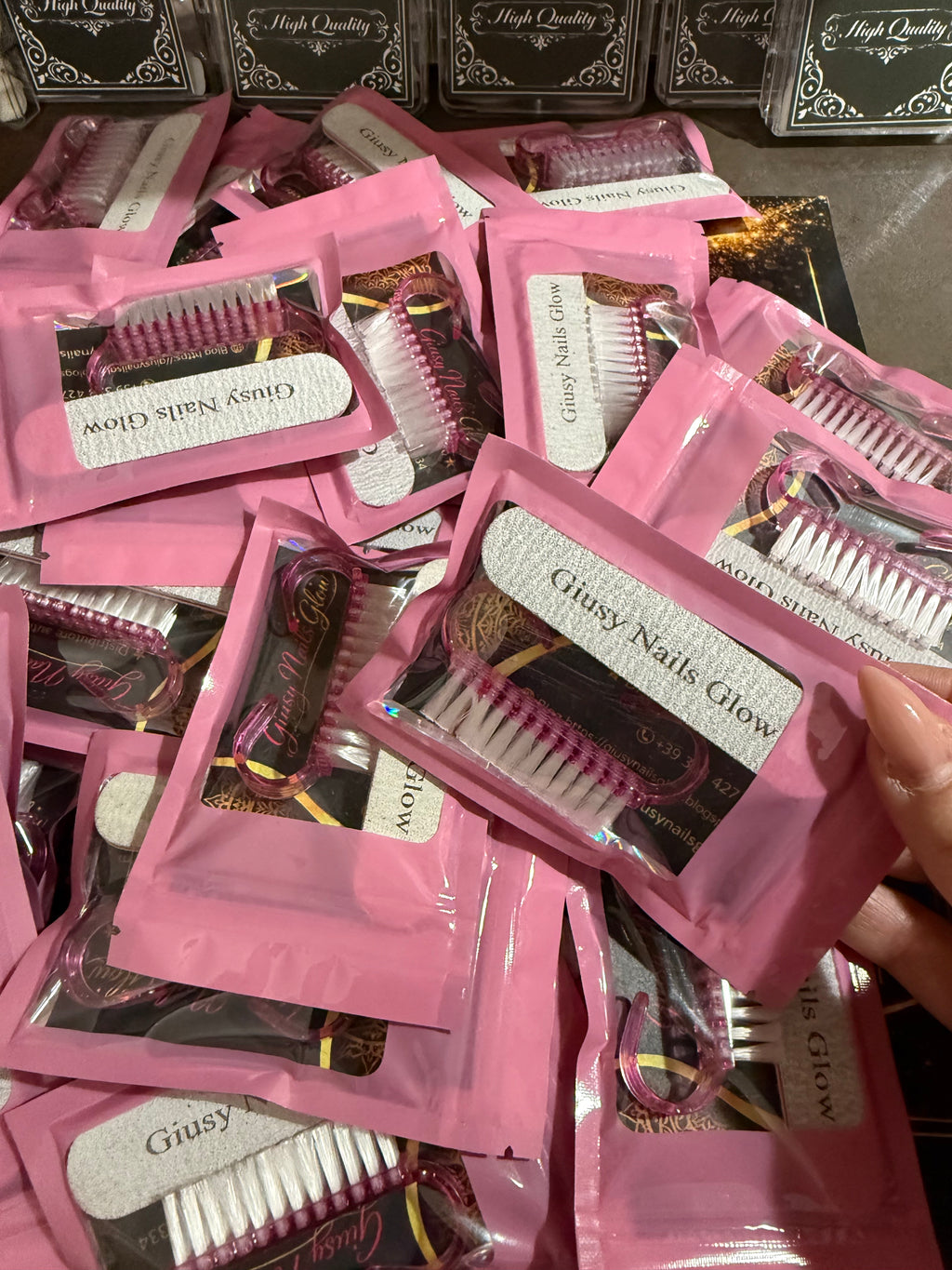 Mini Kit Lima & Spazzola – Manicure e Pedicure | Giusy Nails Glow