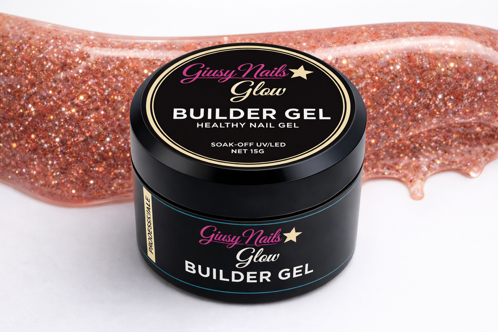 Builder Gel Glitter 15 ml Giusy Nails Glow – Colori Brillanti