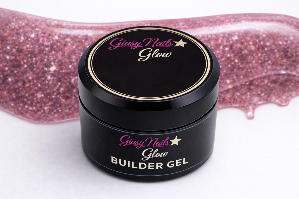 Builder Gel Glitter 15 ml Giusy Nails Glow – Colori Brillanti
