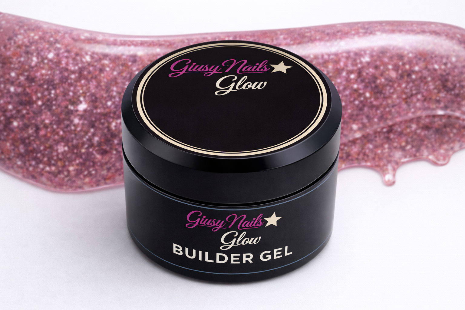 Builder Gel Glitter 15 ml Giusy Nails Glow – Colori Brillanti