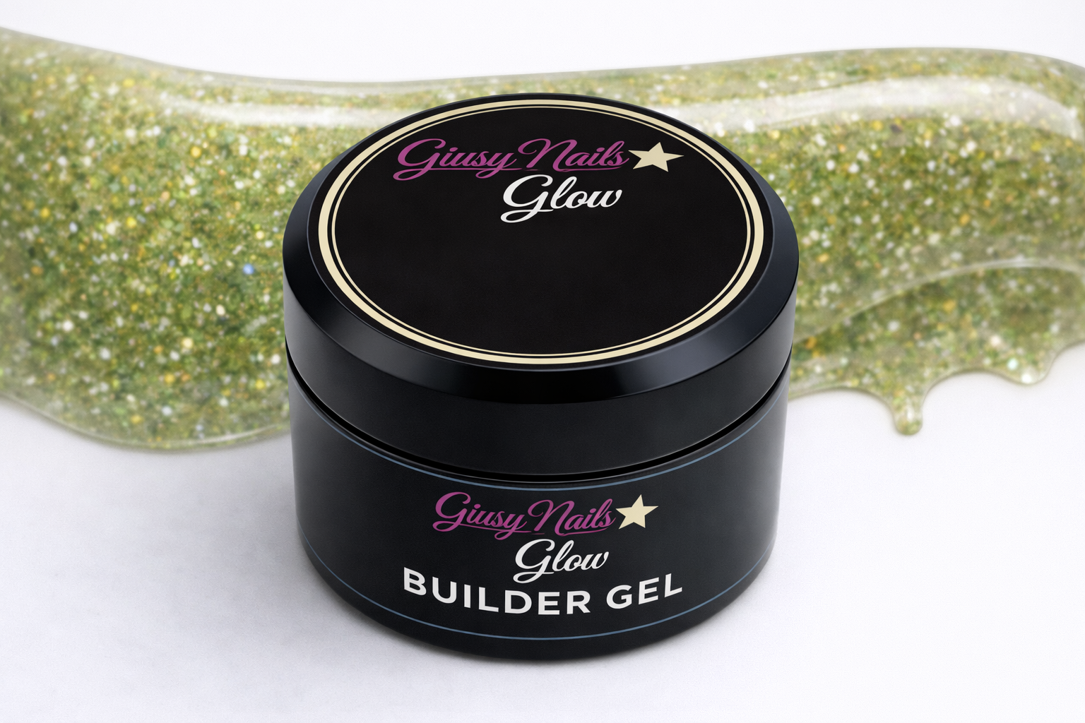 Builder Gel Glitter 15 ml Giusy Nails Glow – Colori Brillanti
