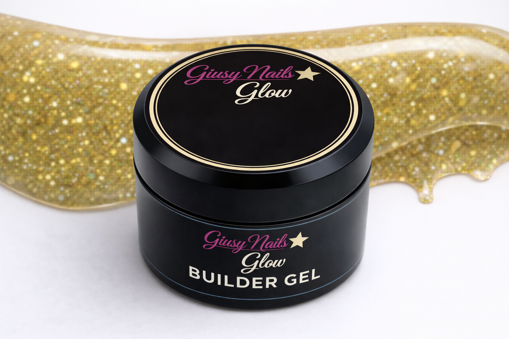 Builder Gel Glitter 15 ml Giusy Nails Glow – Colori Brillanti