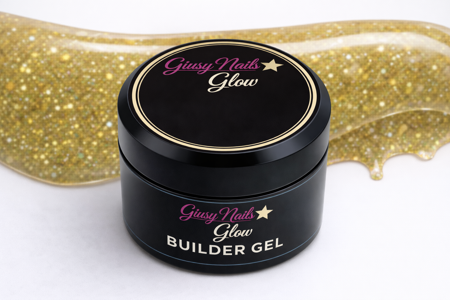 Builder Gel Glitter 15 ml Giusy Nails Glow – Colori Brillanti
