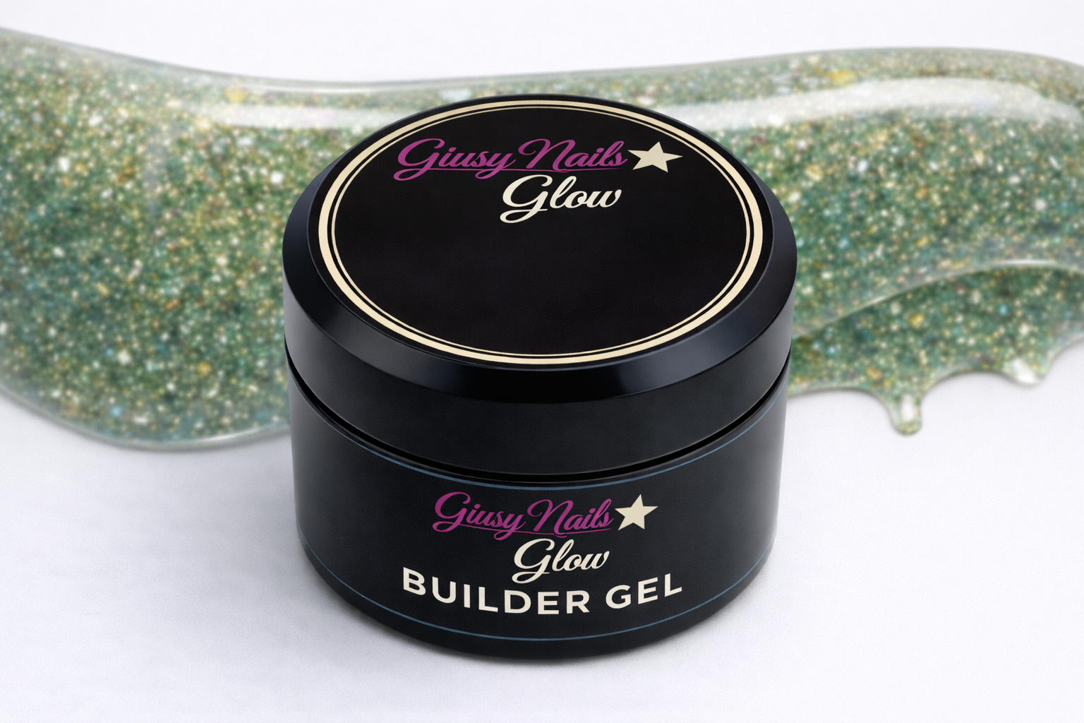 Builder Gel Glitter 15 ml Giusy Nails Glow – Colori Brillanti