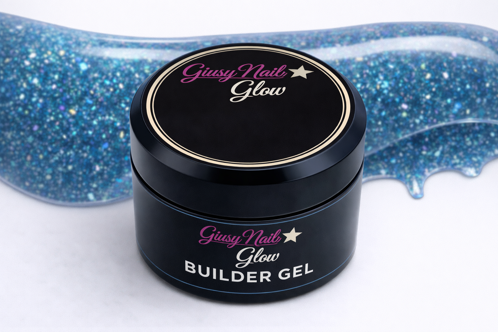 Builder Gel Glitter 15 ml Giusy Nails Glow – Colori Brillanti