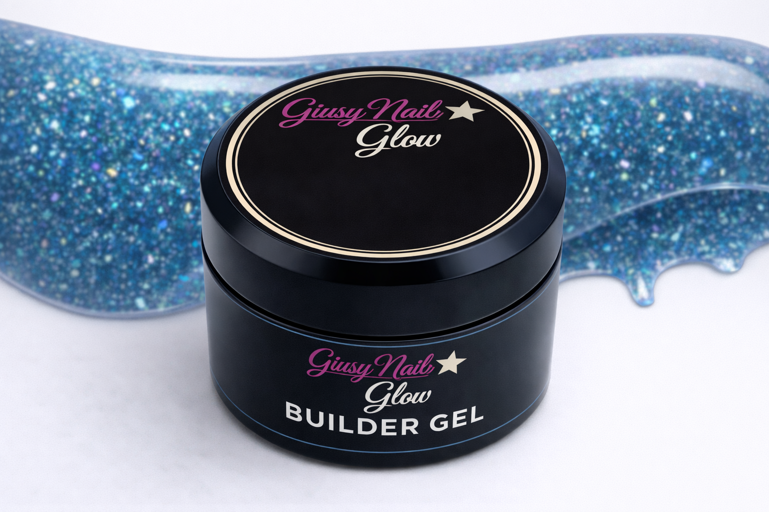 Builder Gel Glitter 15 ml Giusy Nails Glow – Colori Brillanti