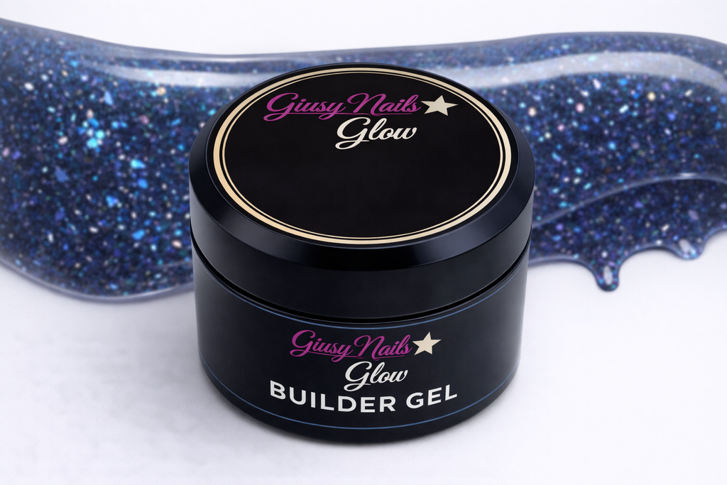 Builder Gel Glitter 15 ml Giusy Nails Glow – Colori Brillanti