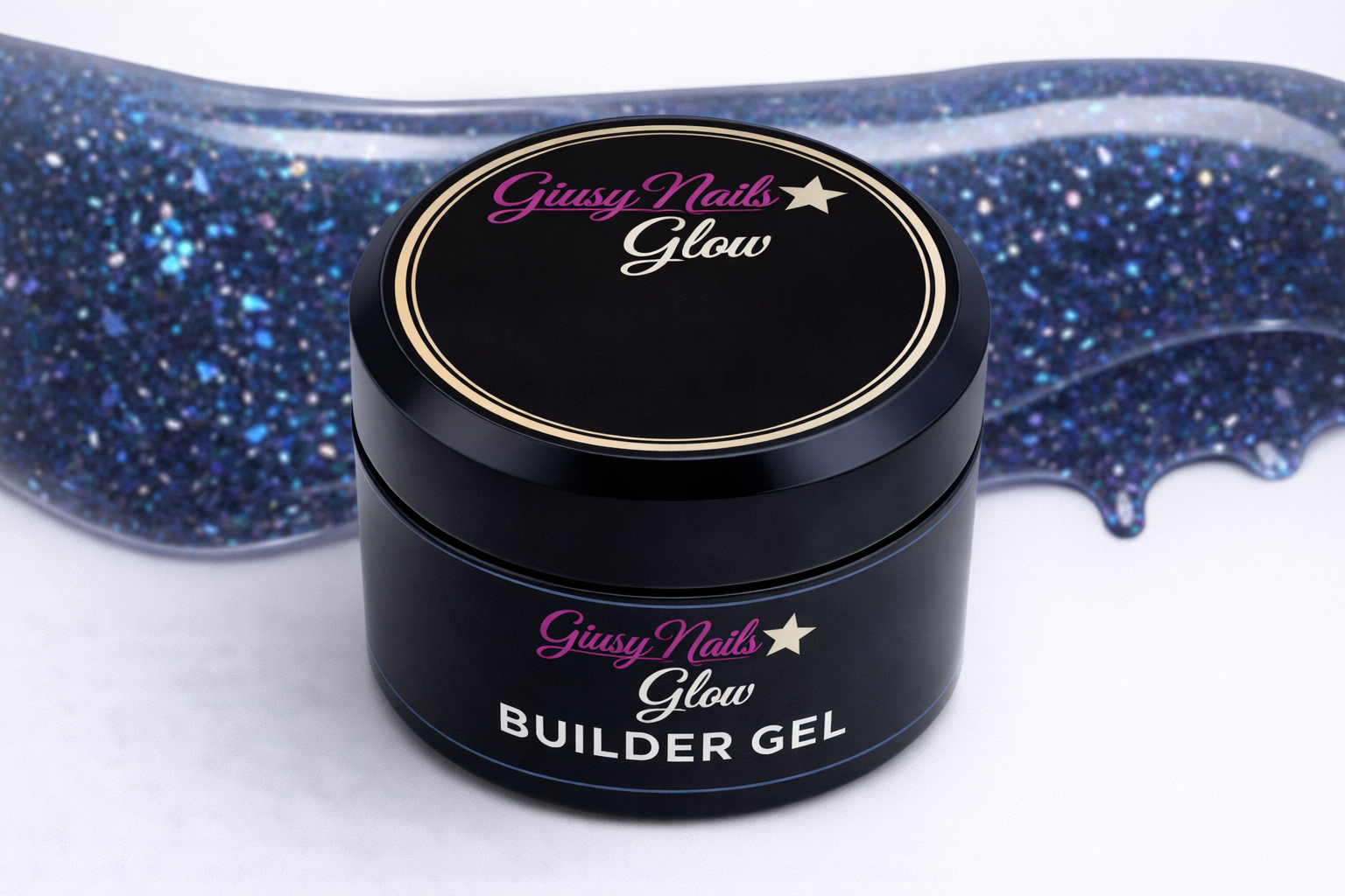 Builder Gel Glitter 15 ml Giusy Nails Glow – Colori Brillanti