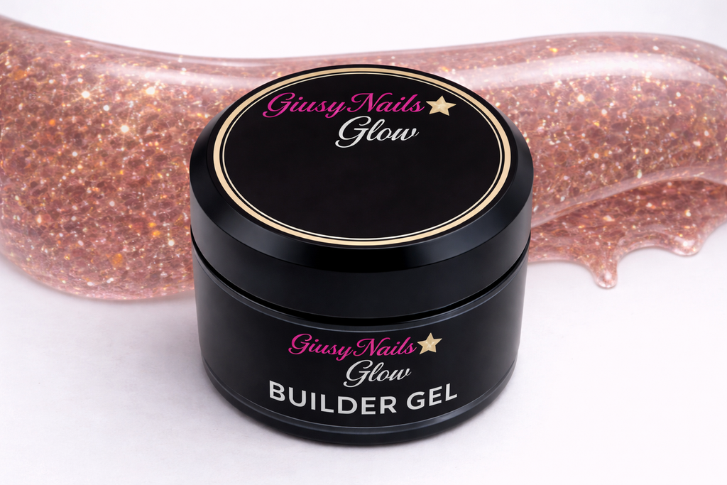 Builder Gel Glitter 15 ml Giusy Nails Glow – Colori Brillanti