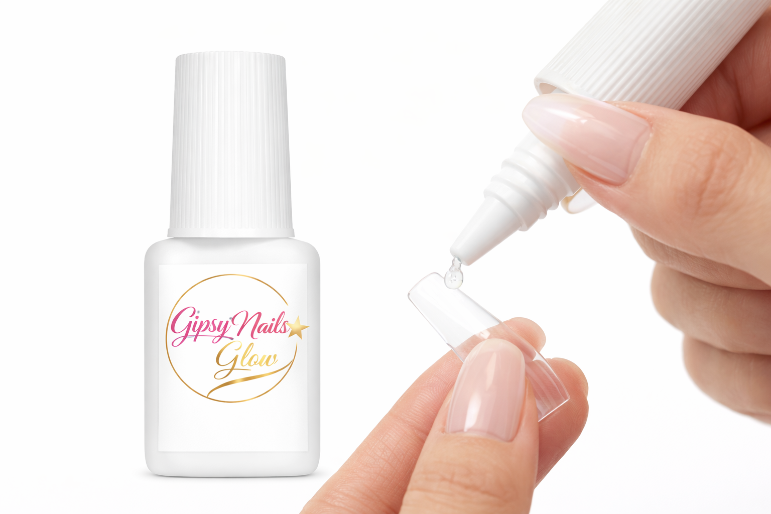 Colla per Unghie Professionale con Pennellino – Giusy Nails Glow