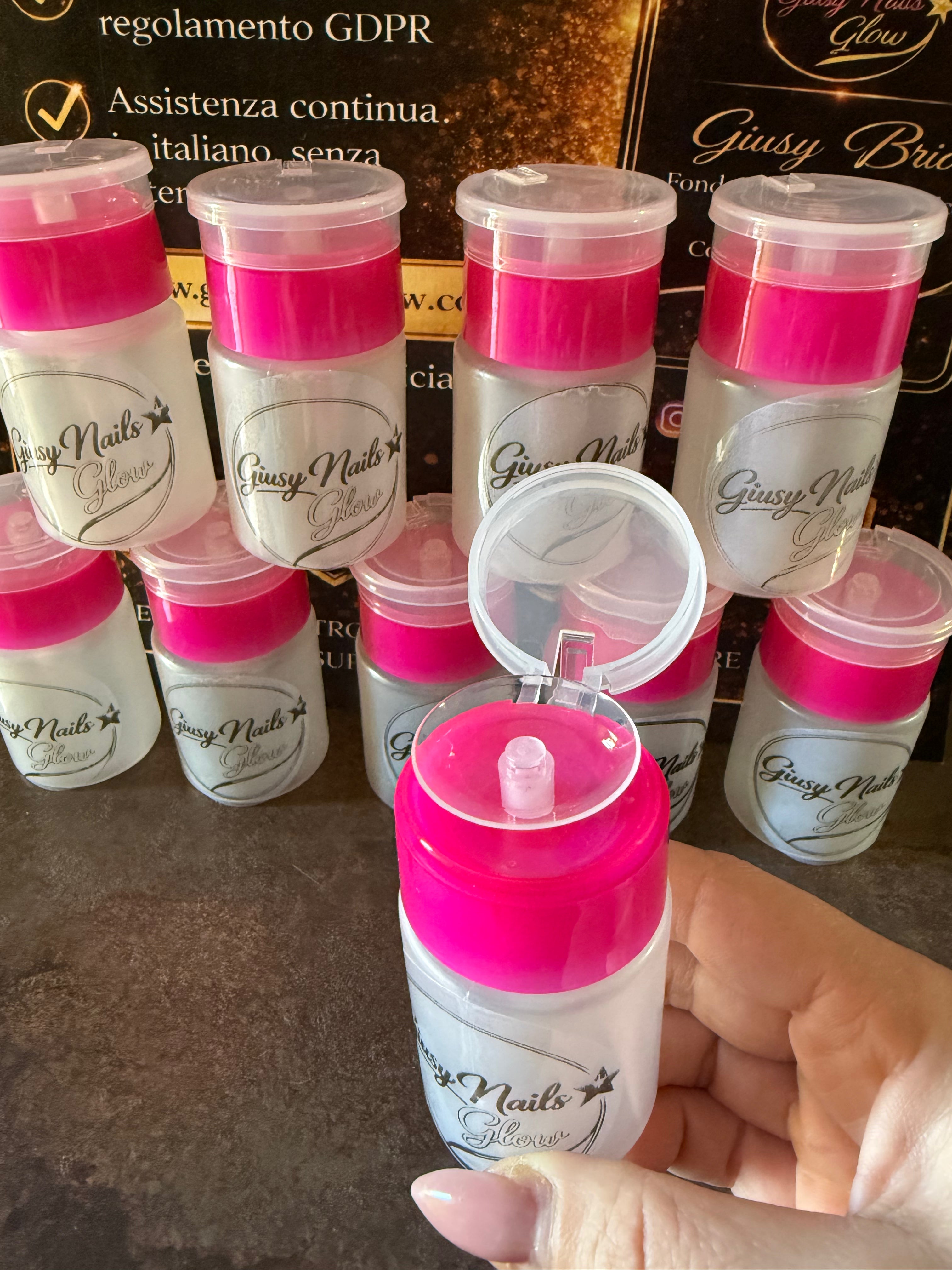 Flacone per Manicure 60 ml – Dispenser a Spruzzo Senza Aria