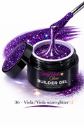 Builder Gel Glitter Viola Scuro 36 – Giusy Nails Glow ⭐️